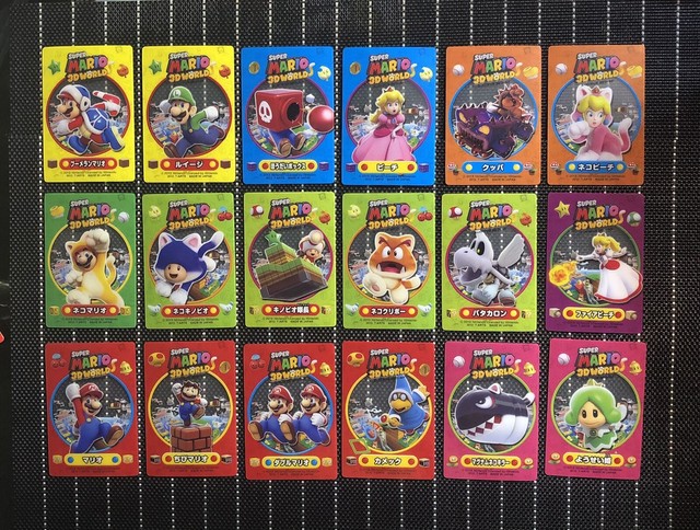 Nintendo Super Mario 3DWorld Plastic Trading Card Lot of 18 RARE | eBay