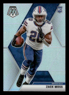 2020 Panini Mosaic #231 Zack Moss Silver Rookie Buffalo Bills