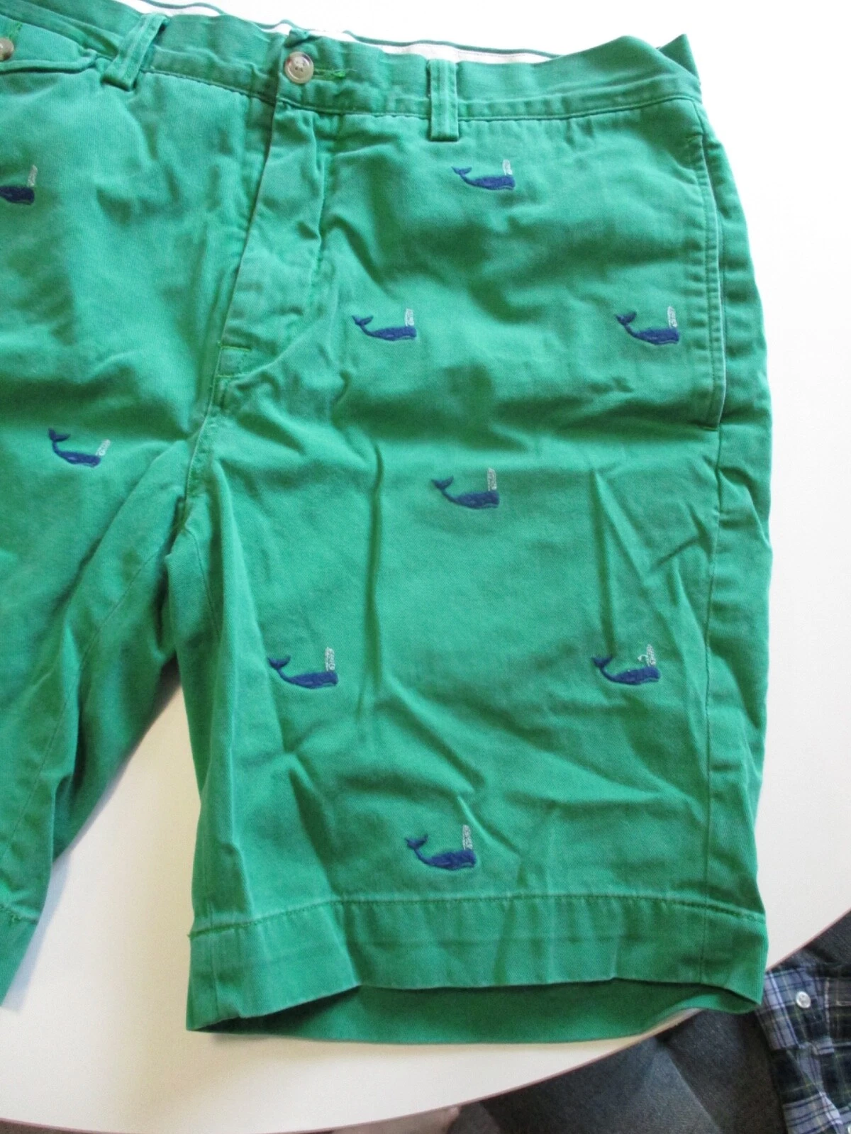 Polo Ralph Lauren Bedford Chino green blue embroidered whales shorts 34
Opens in a new window or tab