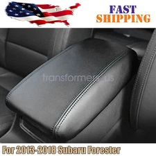 Center Console Lid Armrest Leather Cover For 2013 2014 2015 2016 Subaru Forester