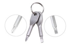 SCREWDRIVER KEYRING POCKET SCREW DRIVER FLATHEAD AND PHILLIPS CROSS BUY 2 GET 3