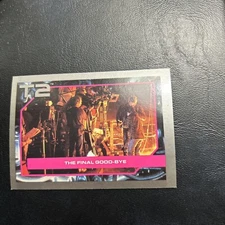 98b T2 Terminator 2 Judgment Day Impel 1991 #128 Arnold Schwarzenegger Sarah