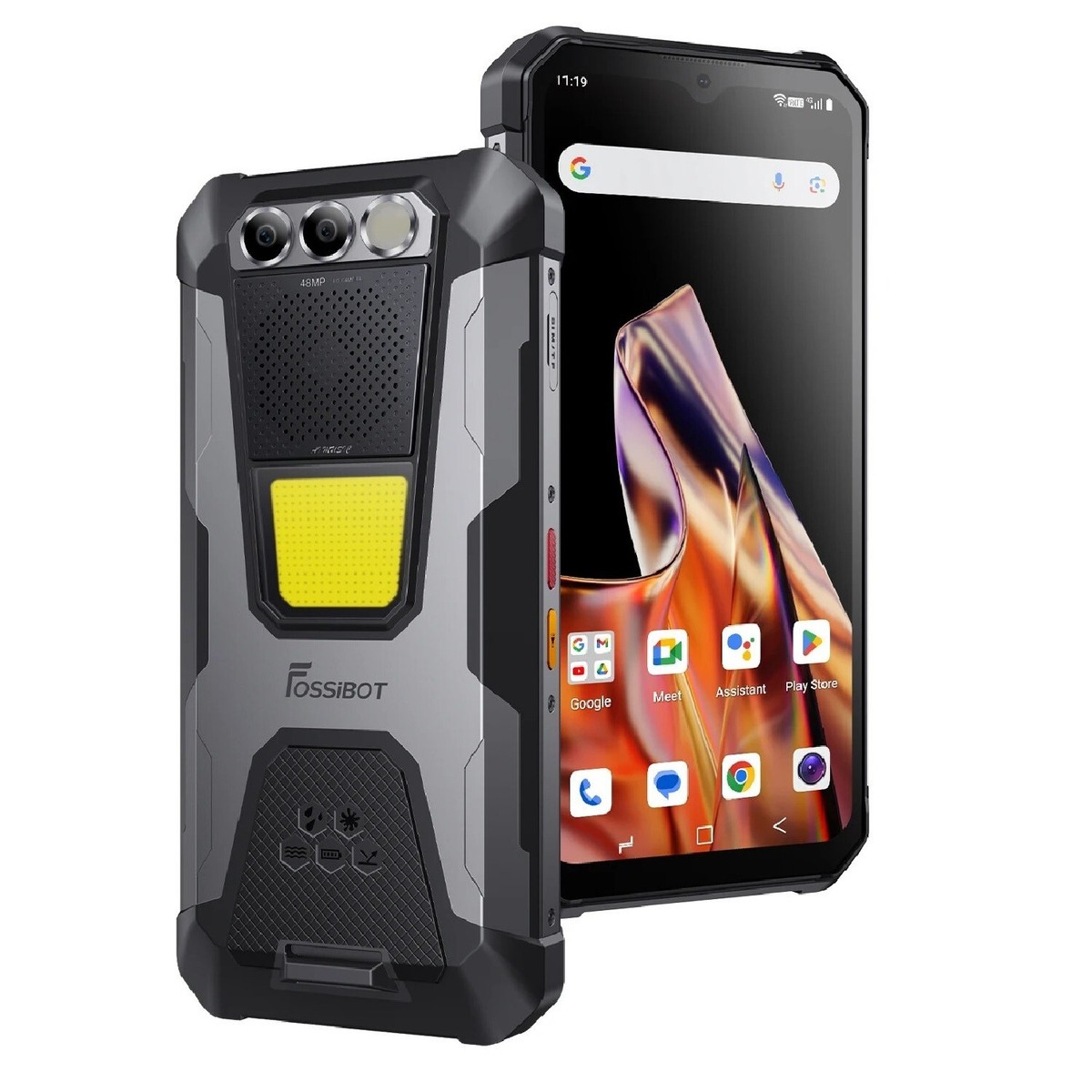 FOSSiBOT F106 PRO Robust Handys 15GB+256GB Android 14 12000mAh