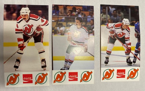 1992-93 NJ Devils Yearbook Scott Stevens Ken Daneko and 8 1983 Postcards - Picture 10 of 11