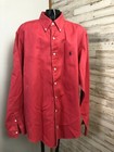 Ralph Lauren Polo Mens Rose Button Down Shirt 100% Cotton XL