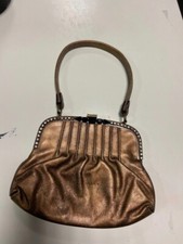 Borsetta piccola Coccinelle bronzo strass a mano-MINI BAG