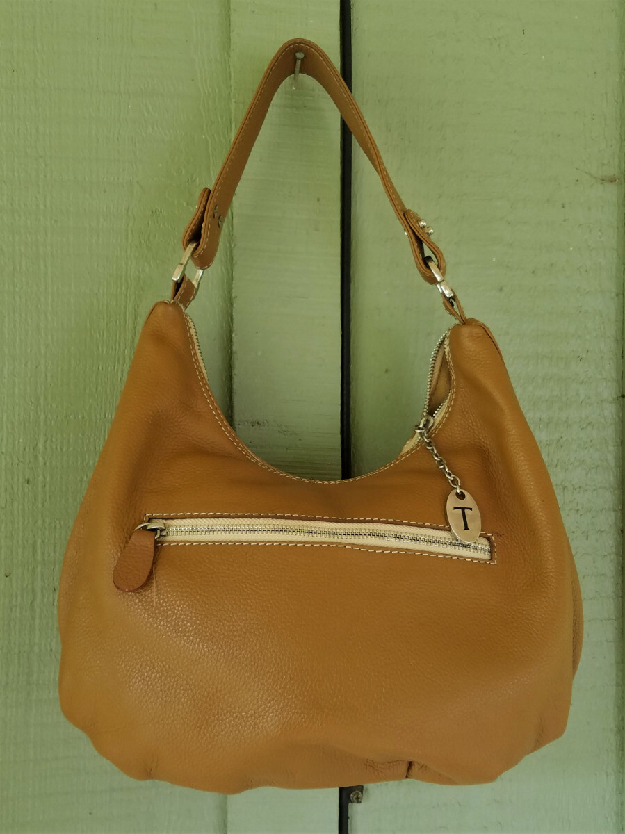 JP TOD'S Brown Leather Suede Hobo Shoulder Bag Purse | eBay