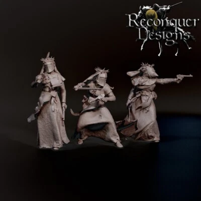 Trench Wars Warrior Nuns 32mm from Reconquer Designs