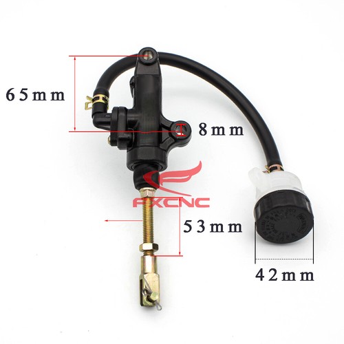 Rear Brake Master Cylinder Pump For Yamaha Banshee YFZ350 1987 1988 1989-2006 - Picture 1 of 7