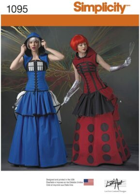   1095 MUSTER EINFACHHEIT KOSTÜM COSPLAY Doctor Who Dalek Tardis 34 AU 42