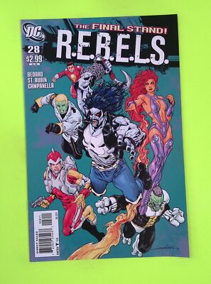 R.E.B.E.L.S. #28 Vol. 2 2011 DC Comics 7.0 Comic Book G65-184