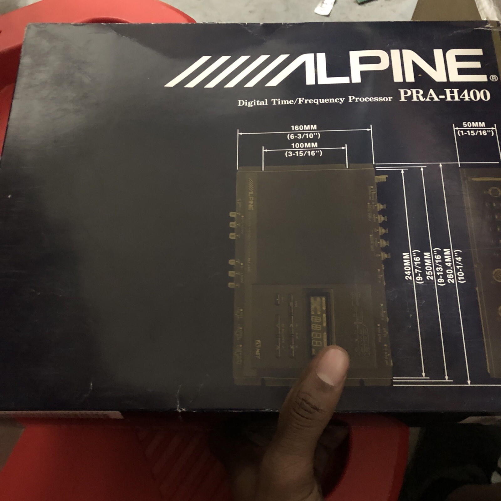 Alpine Digital Time/frequency Processor PRA-H400