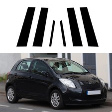 6x For Toyota Yaris Xp90 Hatchback 2006-2011 Window Door Pillar Posts Trim Cover
