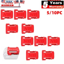 10X For Milwaukee 18V Battery Battery Holder Mount Dock Holder Base Bracket