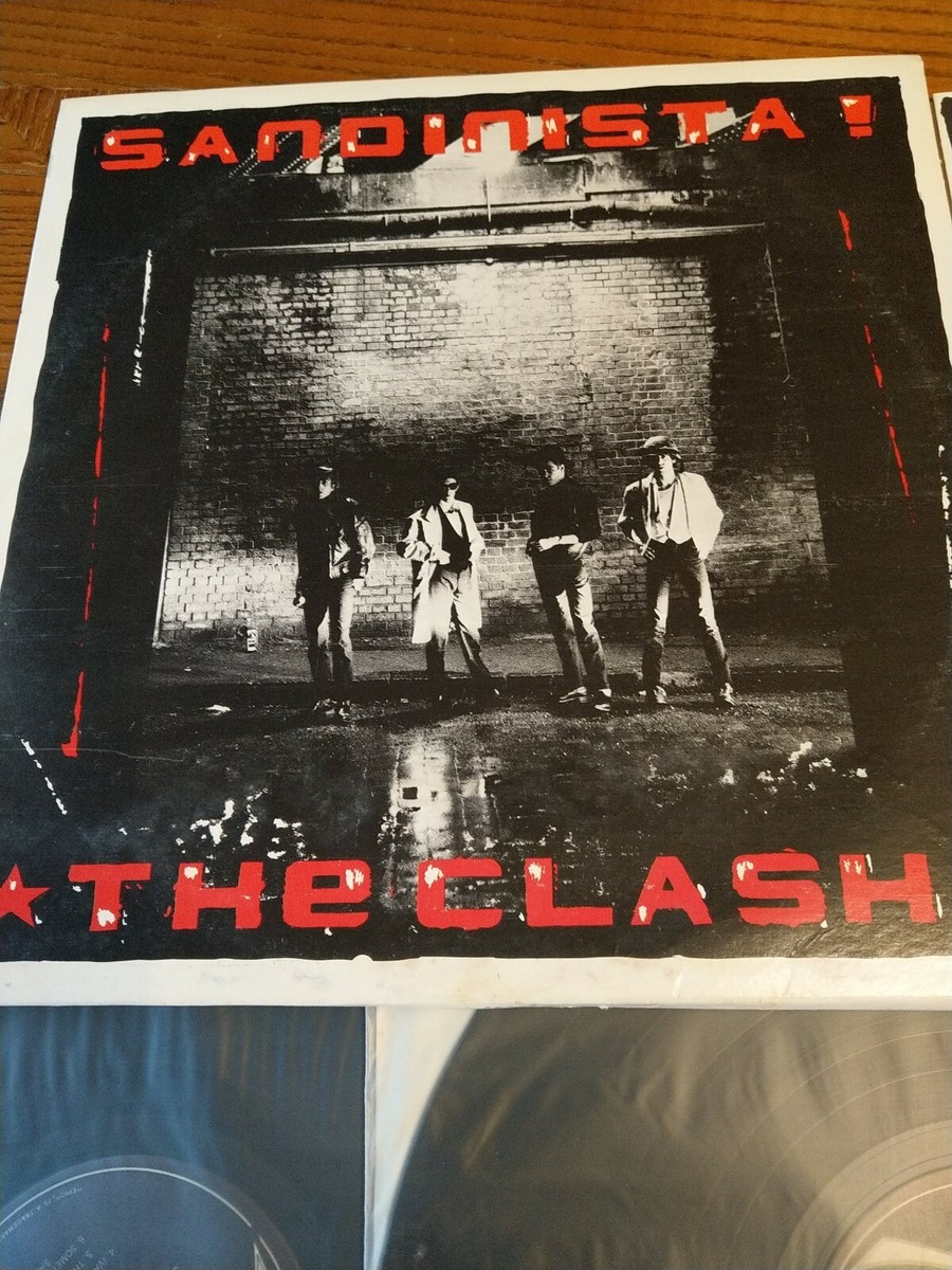 The Clash Sandinista! 3枚組レコード B979 The Clash Sandinista 1980 Original Epic Records Triple Lp's w