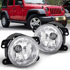 Pair Fog Lights for 2007-2009 Jeep Wrangler/ 2005-2010 Chrysler 300 Touring-L+R