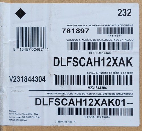 Midea Ductless DLFSCAH12XAK Advantage Series Indoor Cassette Unit 12,000 Btu/h - Picture 5 of 16