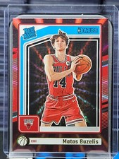 2024-25 Panini Donruss - Rated Rookie Matas Buzelis #240 Holo Red Laser