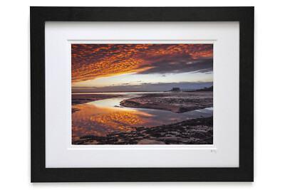 RNLI Barrow Rettungsbootstation, Roa Island. 7x5'', A4 oder A3 Foto montiert oder gerahmt