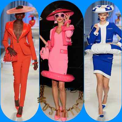 MOSCHINO COUTURE POOL INFLATABLE BARBIE PINK SKIRT ONLY IT40 USA 6 MOSCHINO COUTURE POOL INFLATABLE BARBIE PINK SKIRT ONLY IT40 USA 6