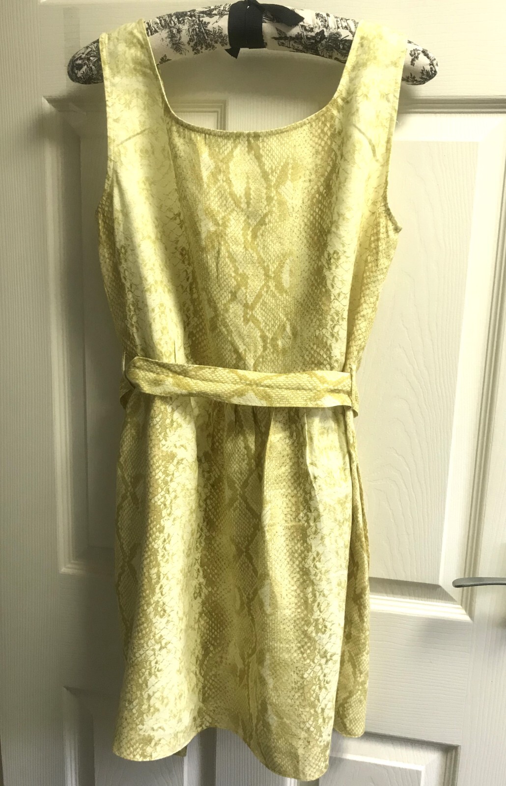 EMILIA WICKSTEAD Kirk PYTHON LINEN MINI Dress 8 U… - image 10