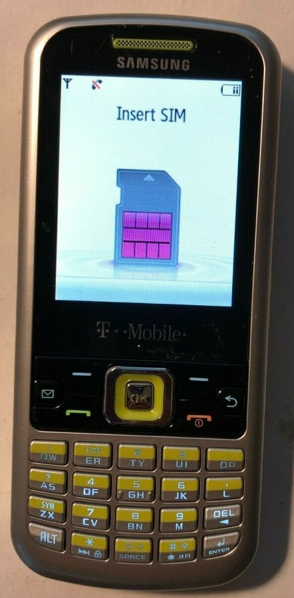 READ Samsung SGH T349 (Consumer Cellular) Black Phone Fast Ship