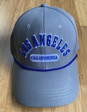 LOS ANGELES CALIFORNIA Embroidered Cap Hat - Hook and Loop Back - NWOT