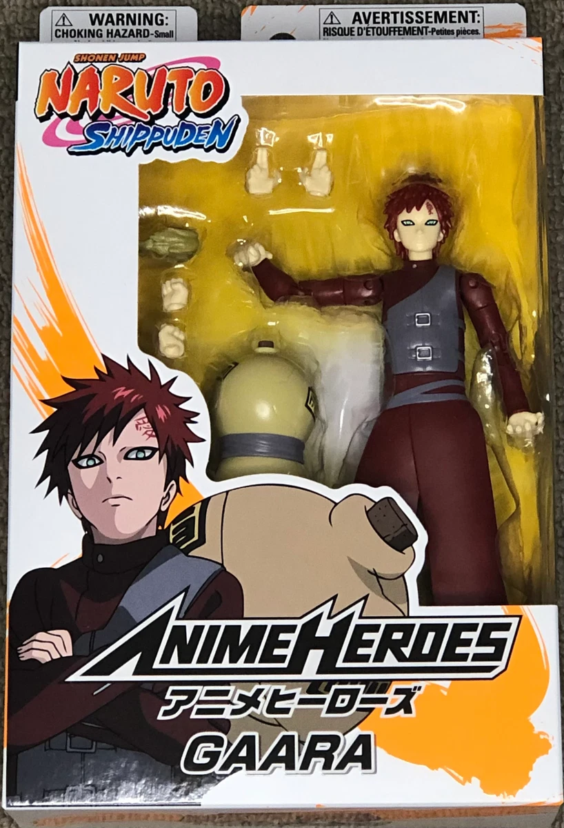 Boneco Naruto Shippuden Anime Heroes Gaara Bandai