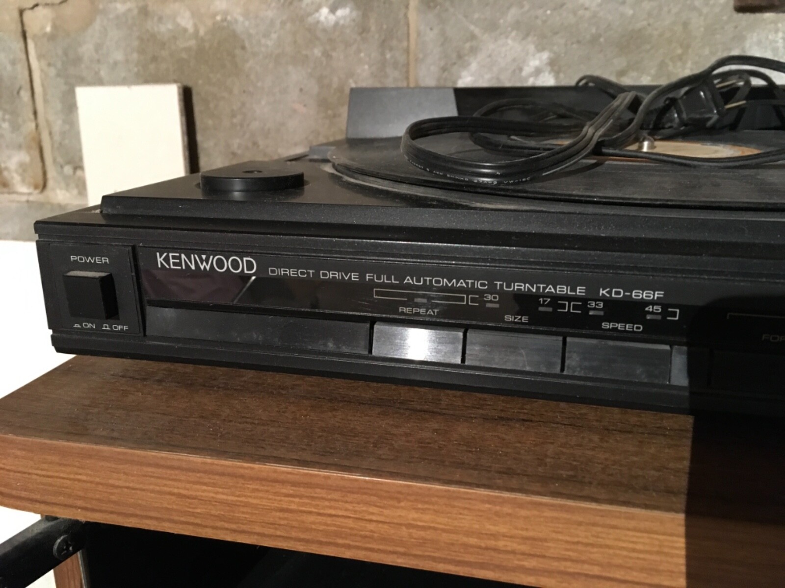 Preowned Kenwood Stereo 6 Component Rack System with Stand Vintage