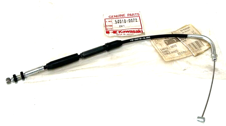 メイ Genuine nos Kawasaki Ninja ZX-6R ZX600 2007-2008 CABLE,WHITE 54010