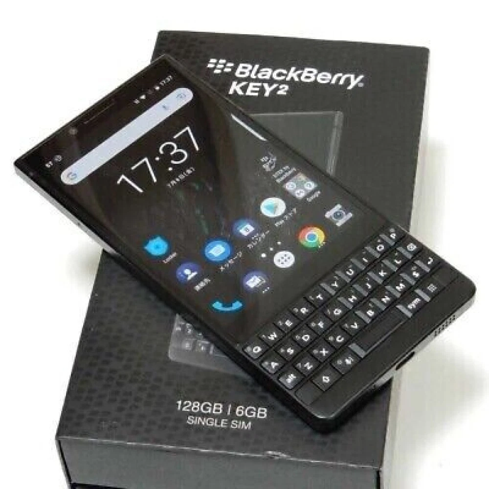 IN STOCK Blackberry Key2 BBF 100-9 Black Ram6GB 128GB Unlocked Dual Rear Cameras
