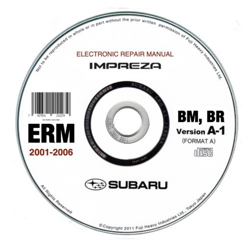Subaru Impreza (2001-2006) Manual De Taller En Cd