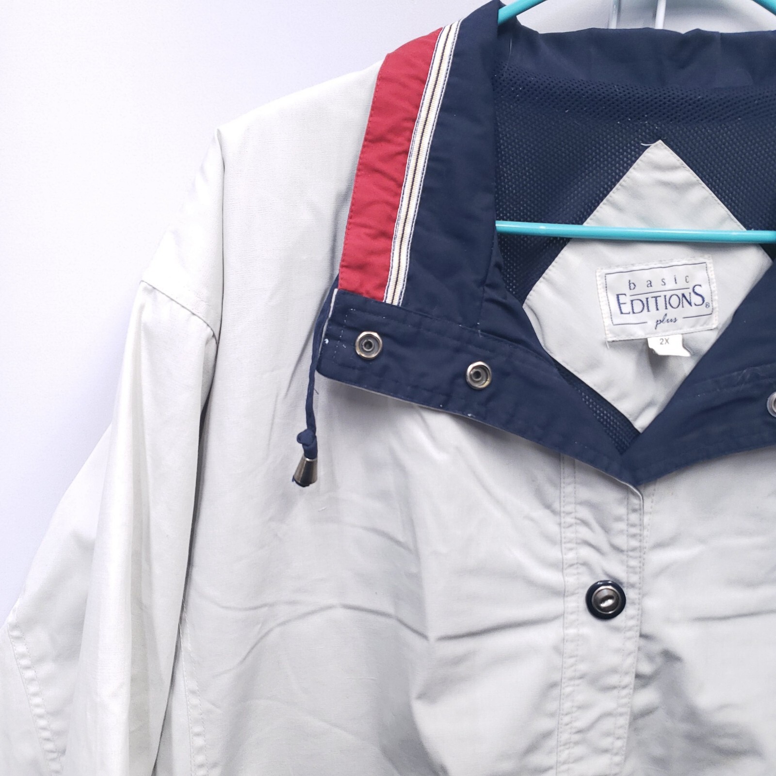 Vintage Basic Editions Plus Outdoor Windbreaker J… - image 2