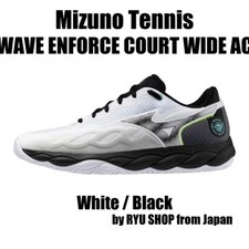 Mizuno Tennis Shoes WAVE ENFORCE COURT WIDE AC 61GA243009 White / Black