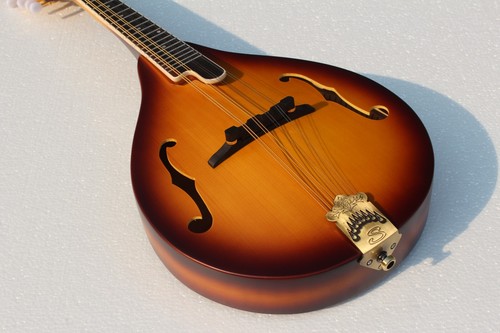 8 String Acoustic A-Style Mandolin With F Holes Sunburst - Picture 2 of 9
