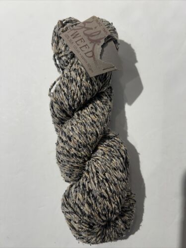 One skein Vintage Crystal Palace Yarn 100% Silk Tweed Color#1808 Lot#883