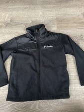 Columbia Interchange Youth 6/7 XS Black Full Zip Fleece Jacket