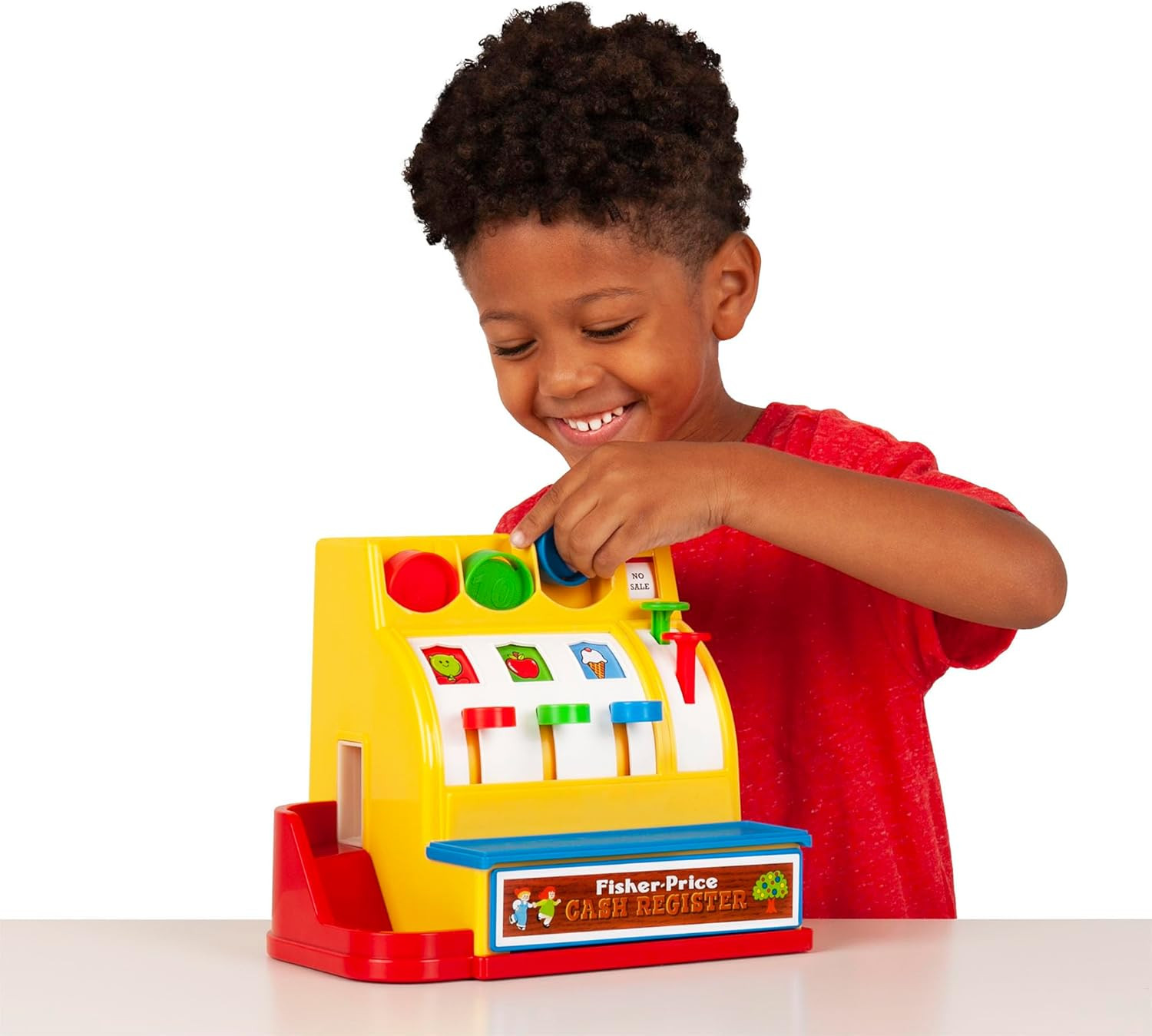 как выглядит Limited Edition Kids Cash Register Toy With Coins Bell And Working Drawer фото