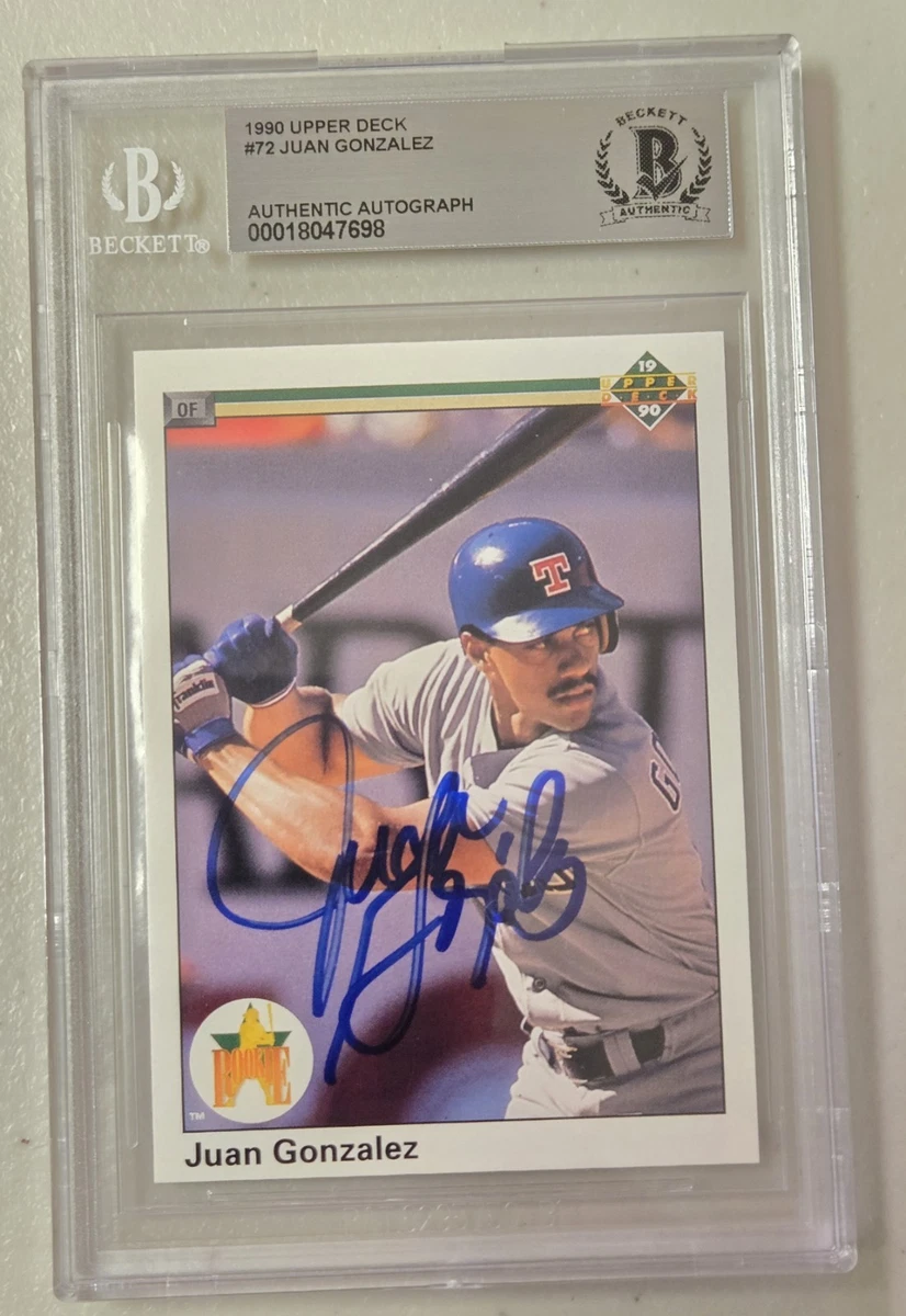 Juan Gonzalez Baseball MLB Original Autographed Items for sale | eBay
