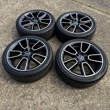 18” 5x112 Genuine Skoda Octavia MK3 VRS Gemini 5 Twin Spoke Alloy Wheels
