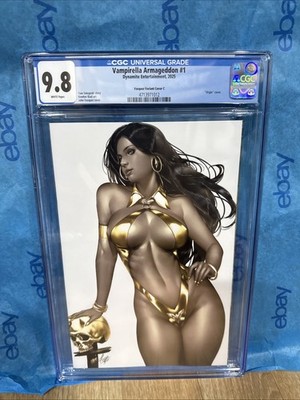 Vampirella Armageddon #1 Vasquez SDCC Gold Cover Ltd 300 CGC 9.8 Graded Comic