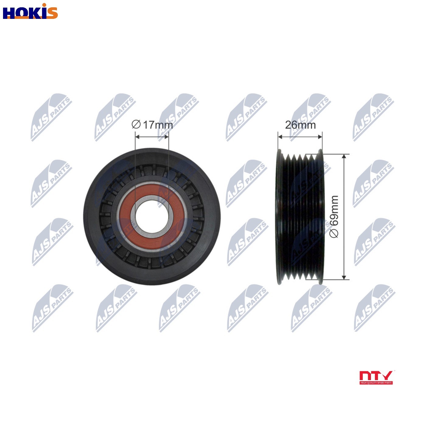 Nty Pulley Idler V-Belt For Chevrolet Captiva Cruze Orlando 10 - Image 7