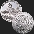 1/10 oz Silver Round Incuse Indian .999 Fine Tube of 50 (Never took out of tube)