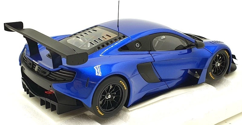 Autoart 1/18 Scale Diecast 81641 - McLaren 650S GT3 - Blue/Black Accents - Image 2 of 4