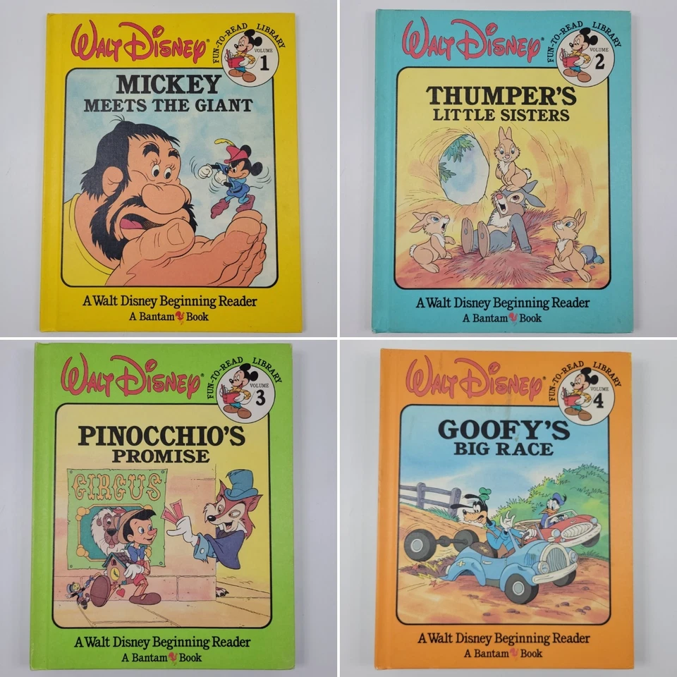 1986 Walt Disney Fun To Read Library Complete Set 1-19 Beginning Reader Books - Image 2 of 4
