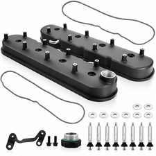 Ls Cast Aluminum Valve Covers Black Chevy Small Block V8