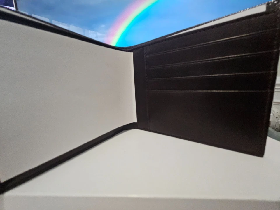 CARTEIRA DE COURO MARROM ST DUPONT 4,75 POL. DE COMPRIMENTO X 4 POL. DE LARGURA NOVA - Imagem 4 de 4