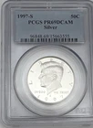 1997-S Kennedy Silver Proof PCGS PR69DCAM Kennedy Half Dollar Silver Proof Cameo