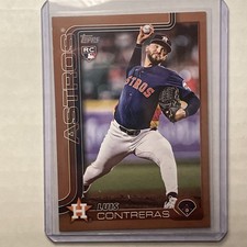 2025 Topps Update #US323 Luis Contreras Gold #/2025