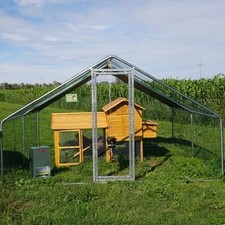 Kit Pollaio Padovana Plus|recinto+abbev. Auto+mangiatoia | Telo 2X4m